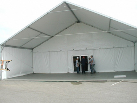 clearspan tent rental large windows show event party wedding reception 