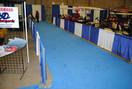 tradeshow tent rental walkway runway carpet