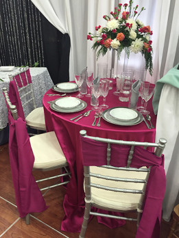 decor and design tent rental chair liners linens